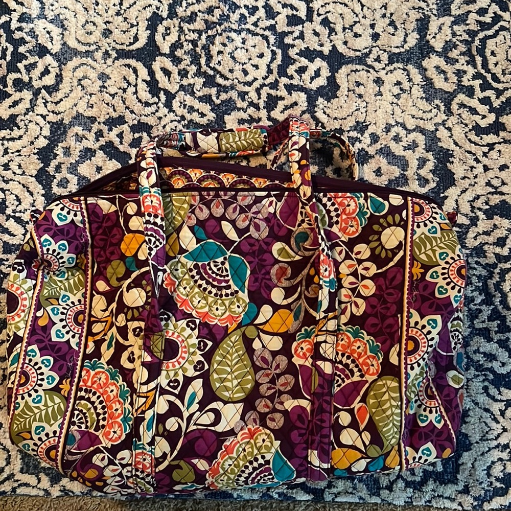 Like new Vera Bradley duffel bag